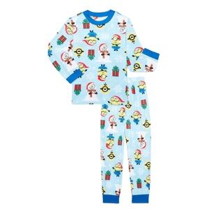 DESPICABLE ME 2 PIECE PAJAMA SET - BLUE MULTI SIZES (NEW WITH TAGS) A13